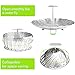 Vegetable Steamer Basket Stainless Steel Steamer Insert for Steaming Veggie Food Seafood Cooking, Metal Handle and Foldable Legs, Collapsible to Fit Various Pot Pressure Cooker, 5.3
