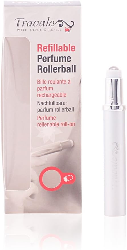 Touch Silver Rollerball By Travalo | Holds Up To 0.17 Oz (Fragrance Not Included) | Fragrance For Unisex