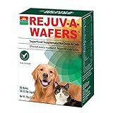 SUN CHLORELLA Rejuv-A-Wafers - Chlorella & Eleuthero Superfood Supplement For Dogs And Cats (60 Wafers - PACK OF TWO)