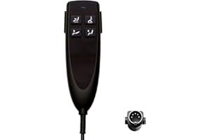 Uetmulik 4 Button 5 Pin Prong Lift Chairs Power Recliners Remote Hand Control Handset Model HS.13.04.01A Replacement