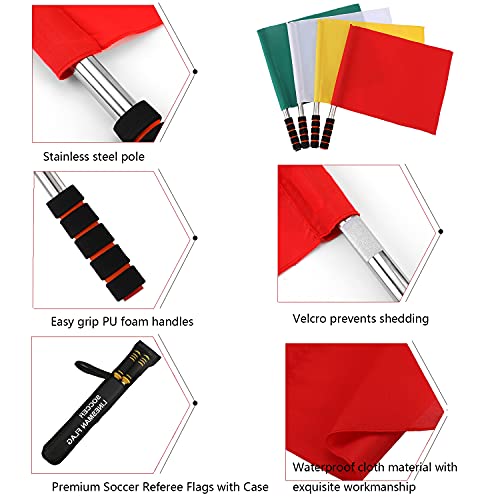 With Sponge Handle 4-Piece Referee Flag Set - Sports Field Competition ...
