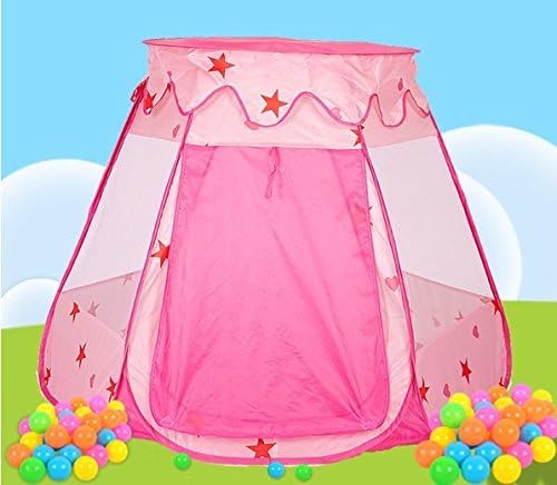 Play Tents For Girls-Pop Up Pink-Easy Fold Large Size for children, Kids and Toddlers-Indoor and Outdoor. Age 1- 8 year old-Game Play Toys Tent Balls NOT Included by Baby Ni