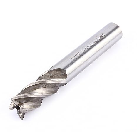 Generic 1pcs Good Quty HSS Carbide End Mill CNC Tool Diameter 12mm 4 Blades Flute Mill Cutter Straight Shank Solid Carbidet Drill bit