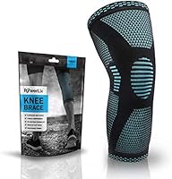 POWERLIX Compression Knee Sleeve - Best Knee Brace for Men & Women – Knee Support for Running, Crossfit, Basketball...