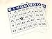 Jumbo Bingo Cards 100 Pc. Gloss Lamination 8.5 x 11 – Easy to read