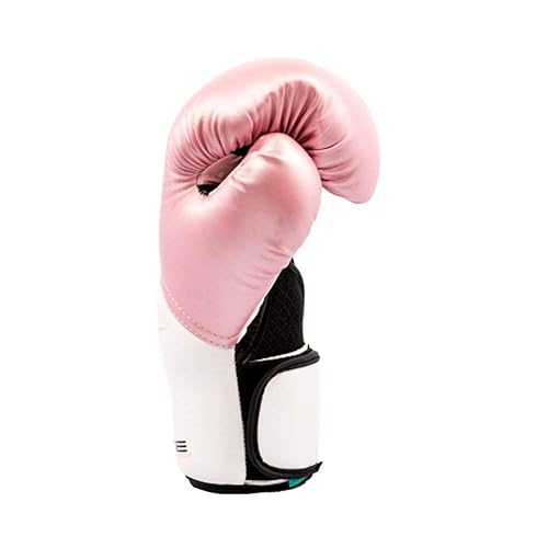 Everlast Pink Elite Training Boxing Gloves Ounce and White 120