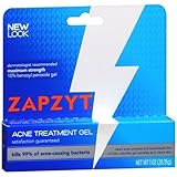 ZAPZYT Maximum Strength 10% Benzoyl Peroxide Acne Treatment Gel Pack of (2)