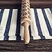 Snowflake Wooden Engraved Rolling Pin Embossed Dough Roller for Cookies and Pizza Christmas Gift