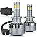 14000LM H7 Led Headlight Bulbs 100W High Beam 6000k Low Beam Fog Lights Super Bright 4 Sides Conversion Kits Replacements Car Truck Driving Lamp ZDATT