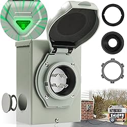 GeepKeyPro 30 Amp Generator Inlet Box