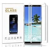 Galaxy Note 8 Screen Protector, Full Coverage Screen Protector, Tempered Glass 3D Curved HD Clear Anti-Bubble Film for Samsung Galaxy Note 8 [2-Pack]