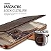 Galaxy S6 Edge Plus Case, Verus [Layered Dandy][Coffee Brown] - [Premium Leather Wallet][Slim Fit] For Samsung S6 Edge+