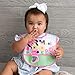 Disney Minnie Mouse Easy Wipe Toddler Bib with Crumb Catcher 4 Pack