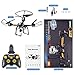 Drone with Camera, VIFLYKOO Q20 FPV RC Drone with 720P HD Camera Live Video Headless Mode 2.4GHz 4 Channel 6 Axis Gyro RTF RC Quadcopter
