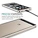 Huawei P8 Case - MoKo Halo Series Back Cover with TPU Cushion Technology Corners + Clear Back Panel Bumper Cover for Huawei P8 5.2 Inch Smartphone 2016 Release, Crystal CLEAR