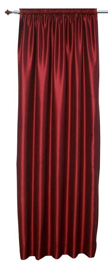 Zappy Cart Satin Dupioni Faux Silk Curtains Each 51 130 Cm