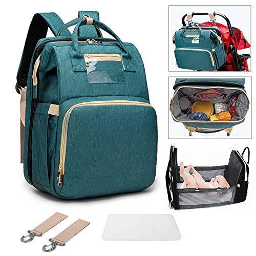 2020 New 31 Travel Portable Crib Diaper Bag Backpack Foldable