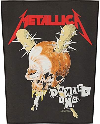 Amazon.com: metallica Cliff em All XLG Back Patch: Clothing, Shoes