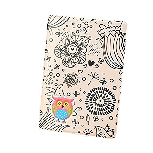 YIUHART Plastic Passport Holder Passport Cover for Travel (Owl Pattern)