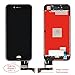 for Black iPhone 7 4.7 inch Screen Replacement Retian LCD Touch Screen Digitizer Fram Assembly Full Set with Tempered Glass Screen Protector + Tools + Instructions
