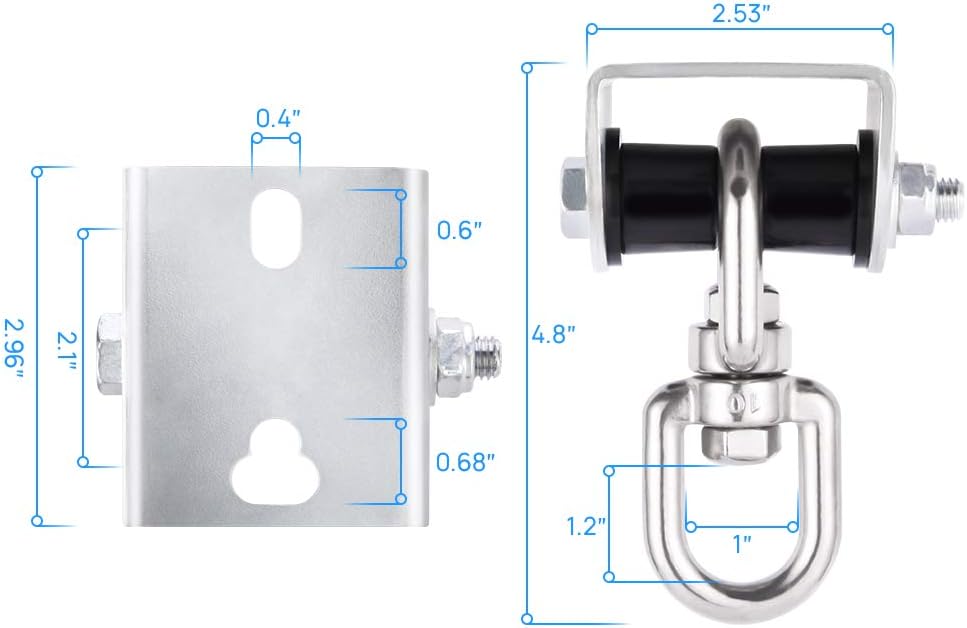 Eapele Heavy Bag Hangers Brackets for Wood Beam : Sports & Outdoors