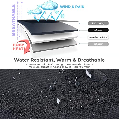 Ohuhu Snow Pants Womens Snow Bibs Essential Insulated Ski Bib Overalls