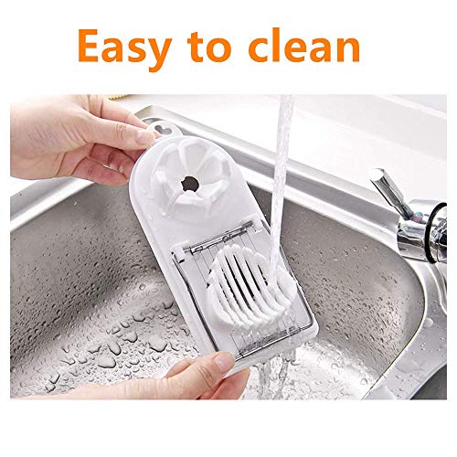 Egg Cutter, Heavy Duty Egg Slicer Mushroom Slicer with Stainless Steel Wires Great for Sandwiches, Salads and Appetizer