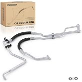A-Premium Inlet and Outlet Engine Oil Cooler Line Hose Assembly | Compatible with Chevrolet Astro GMC Safari 1996-2005 V6 4.3L
