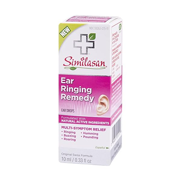 Similasan Ear Ringing Remedy Drops 0.33 Ounce, for Temporary Multi