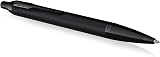 Parker IM Ballpoint Pen Matte Black with Black Trim Medium Point Blue Ink