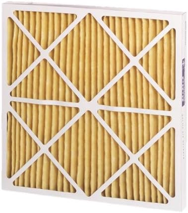 Filtration Group 19630 1100 Series Pleated Air Filter, Synthetic Media, Yellow, 11 MERV, 15" Height x 20" Width x 1" Depth (Case of 12)