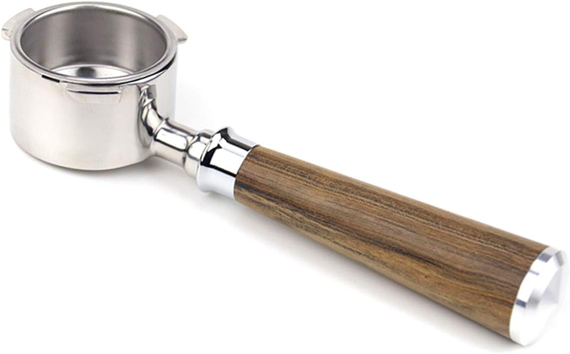 Queen.Y Bottomless Portafilter, 51MM Stainless Steel Replacement Filter Basket Coffee Accessories for Delonghi Coffee Machine: Kitchen & Dining