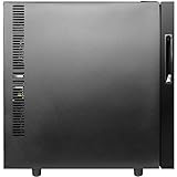 AKDY 12 Bottles Dual Zone Reversible Freestanding Thermoelectric Wine Cooler Cleear