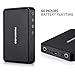 Poweradd Bluetooth 4.0 Receiver Wireless Audio Adapter with Apt-X Technology, Built-in Battery (1300mA), 3 Enhanced Modes and 3.5mm Stereo Output for Headphones/Home / Car Audio System
