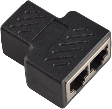 conector de ethernet doble