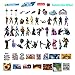 The Original Gaming Stickers, [100 pcs Exclusive Version] Brand New Characters for Laptop Car Skateboard Luggage Waterproof Vinyl Decals Party Supplies, Best Gift for Kids,Girls (Brand New)