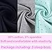 CAKYE Women's Maternity Nursing Bra for Sleep and Breastfeeding 3 Pcs/Pack (Medium/36B,36C,36D, Black/Gray/Light Green)