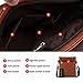 VICUNA POLO Unique Buckle Design Mens Messenger Bag Business Men Shoulder Bag (khaki)