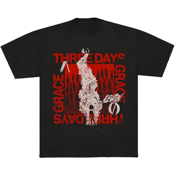 Amazon.com: Three Days Grace Official Merch Alienation T-Shirt