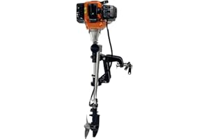 Saltwater Electric Trolling Motor Air Cooled 2 Stroke 2.5 Horsepower， Gasoline Outboard Motor， Boat Engine
