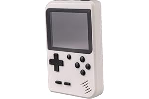 RFETOMAX Retro Mini Game Machine,Handheld Game Console with 400 Classical FC Games 2.8-Inch Color Screen Support for TV Output , Gift Birthday for Kids, Adults(GameRed-400) (GameWhite)