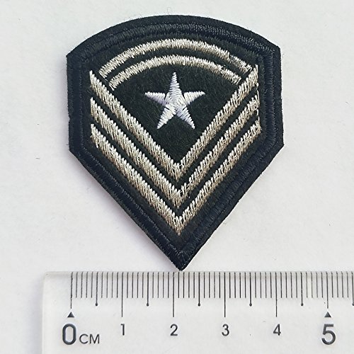 Dandan DIY 24pcs Soldier Badges Kid Embroidered Patch Sew On/Iron On Patch Applique Clothes Dress Plant Hat Jeans Sewing Flowers Applique DIY Accessory (Soldier Badges) - Thumbnail 2