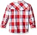 Levi's Baby Boys' Long Sleeve Button Up Shirt, Pompeian Red/Dusk Blue, 18M
