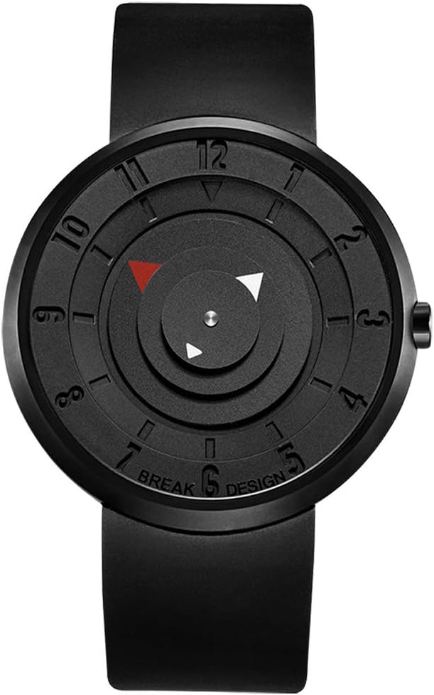 BREAK Men Women Unique Design Cool Wrist Watch Fashion Original Creative Waterproof Quartz Sport Rubber Strap Watches