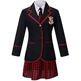 Cos-Animefly Women Cosplay Costume Number Five Cosplay Uniform Shirt Skirt Necktie Set Halloween Carnival Party Suit