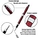 Ballpoint pen gift office writing set KZL908 Gel Ink Roller Ball Pens for Signature Calligraphy metal materials body with gift box and 2 black ink refill red barrel classic design