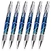 Legacy Woodturning, Hexagonal Click Pen Kit - Chrome, 6 Pack