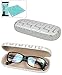 Maze Grid Print Eyeglass Case