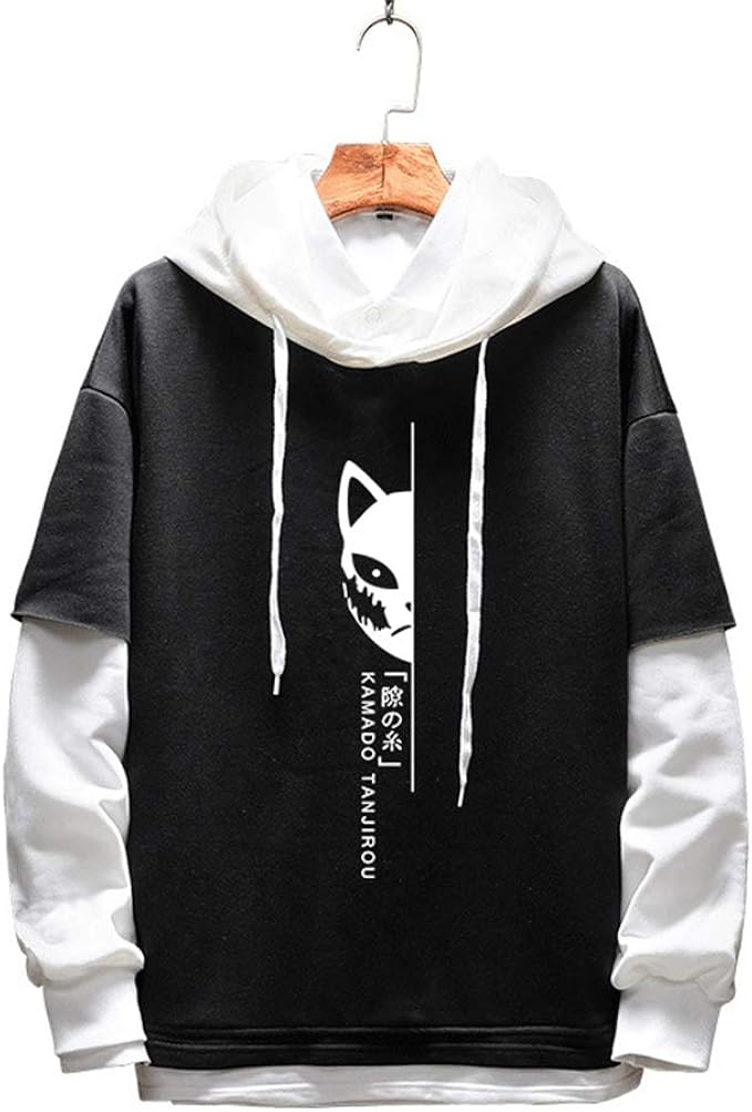 demon slayer white hoodie
