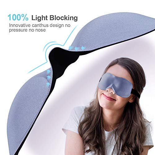PaiTree-Sleep-Eye-Mask-2019-New-Design-Light-Blocking-Sleep-Mask-Soft-Skin-Friendly-Eye-Mask-for-Sleeping-Zero-Pressure-Best-Blinder-for-TravelSleepingShift-WorkMeditation-Navy